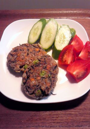 卵なし！冷凍豆腐のヘルシー和風バーグ。-レシピのメイン写真