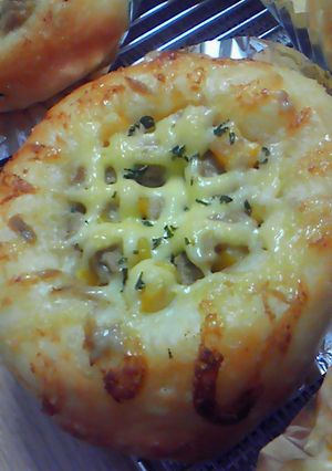 HBでツナコーンマヨパン-レシピのメイン写真