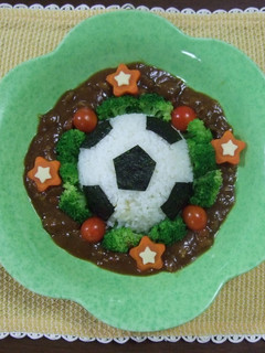 サッカーデコカレー-レシピのメイン写真