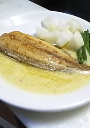 シタビラメのムニエル　（我ながら自信作）-レシピのメイン写真