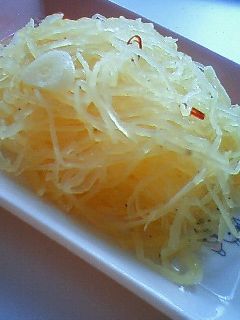 そうめん瓜のペペロンチーノ風炒め-レシピのメイン写真