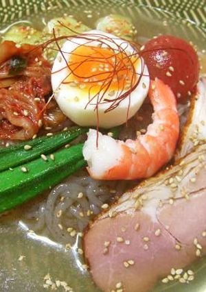 しらたき＆自家製スープで★韓国冷麺-レシピのメイン写真