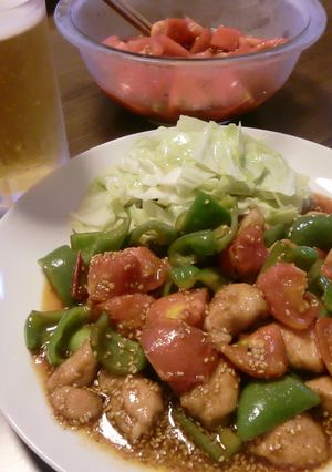 とりむね肉とトマトの酢豚風～☆-レシピのメイン写真