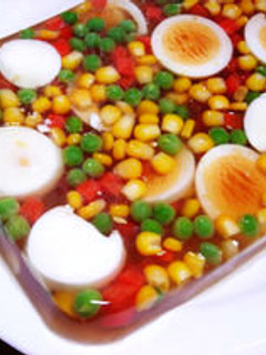 食欲の無いときは コンソメジュレ風寒天-レシピのメイン写真