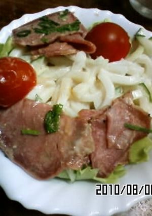 ♣うどんサラダ（Udon　salad）-レシピのメイン写真