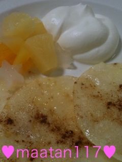 *餃子の皮deシナモンクレープ*-レシピのメイン写真