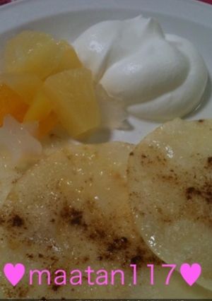 ＊餃子の皮deシナモンクレープ＊-レシピのメイン写真