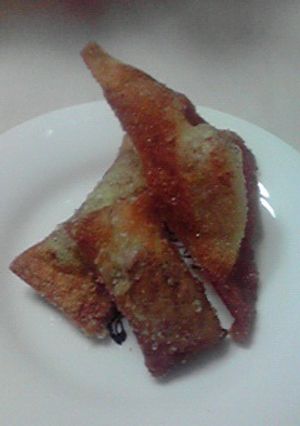 ワンタン皮の納豆揚げ-レシピのメイン写真