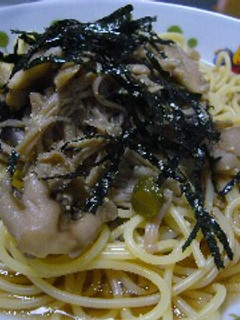 きのこのスープパスタ-レシピのメイン写真