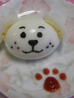 もう一品★茹で卵だワンU^ェ^U-レシピのメイン写真