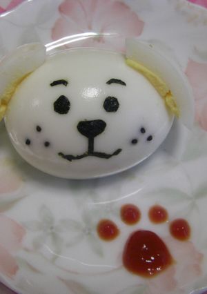 もう一品★茹で卵だワンU＾ェ＾U-レシピのメイン写真