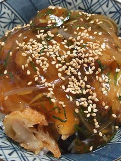 から揚げあんかけ丼-レシピのメイン写真