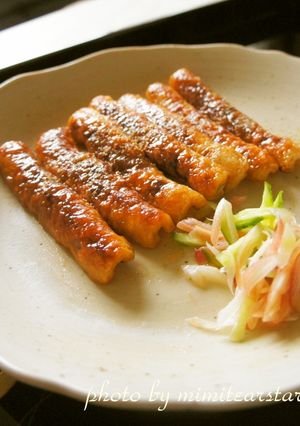 御弁当に◇ちくわでうなぎ蒲焼き風　-レシピのメイン写真