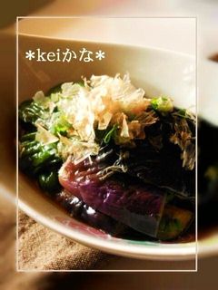 ナスとししとうの簡単レンジ揚げ浸し-レシピのメイン写真