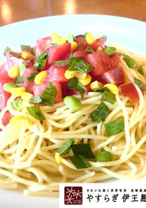 シンプルトマトの冷製パスタ-レシピのメイン写真
