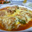 オーブンで!ピーマンの肉詰めチーズのせて