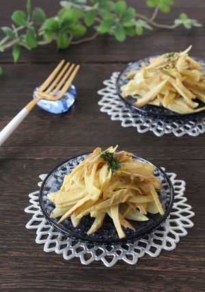 レンジでごぼうのカレーマヨサラダ-レシピのメイン写真