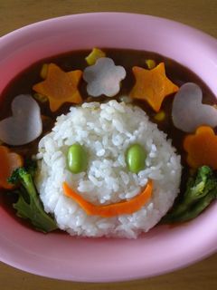 ☆子供と楽しくデコカレー☆-レシピのメイン写真