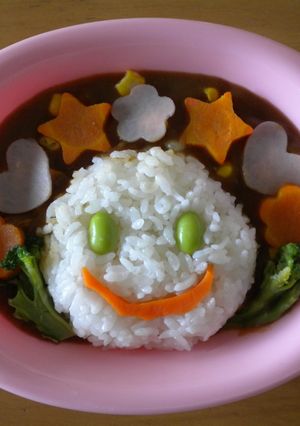 ☆子供と楽しくデコカレー☆-レシピのメイン写真