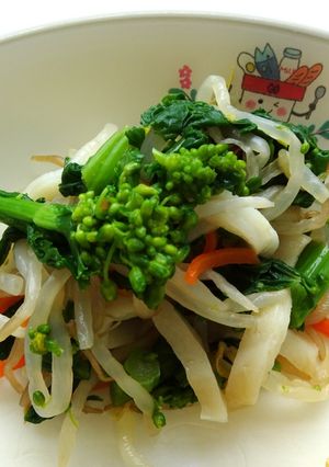 【学校給食】菜の花のからし和え-レシピのメイン写真