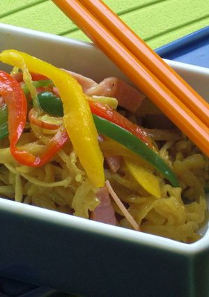 お弁当が彩る!カレー切干ベーコンソテー!-レシピのメイン写真