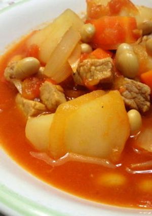 給食の味☆ポークビーンズ:)-レシピのメイン写真