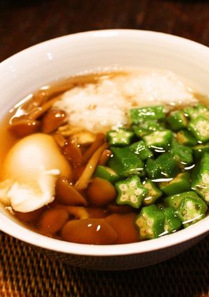 暑い夏にひんやり♪冷たいネバネバスープ☆-レシピのメイン写真