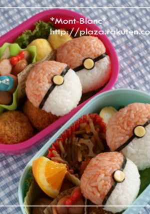 キャラ弁☆簡単♪モンスターボールおにぎり-レシピのメイン写真