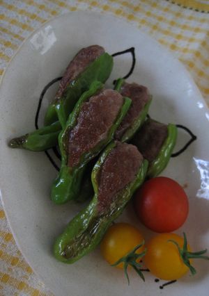 ししとうの肉詰め-レシピのメイン写真