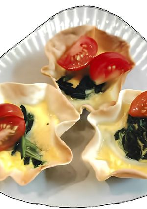 簡単給食　朝からでも簡単☆時短キッシュ！-レシピのメイン写真