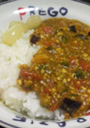 ゴーヤと夏野菜の即席ヘルシーカレー-レシピのメイン写真
