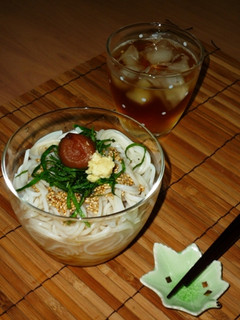 さっぱり梅ごまそうめん-レシピのメイン写真
