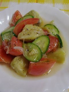 夏野菜のサラダ♪-レシピのメイン写真