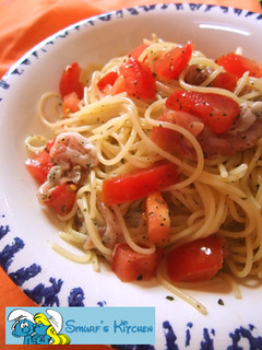 トマトの簡単冷製パスタ-レシピのメイン写真