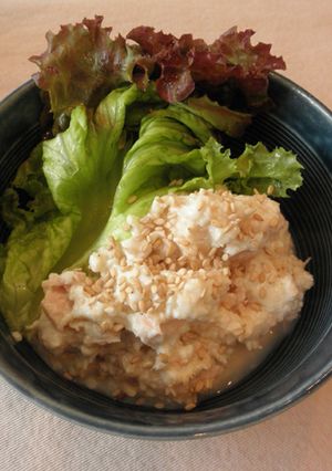 絹ごし豆腐とシーチキンのマヨわさ和え-レシピのメイン写真