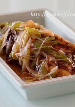 カレイの竜田揚げ　たっぷり葱あんかけ-レシピのメイン写真
