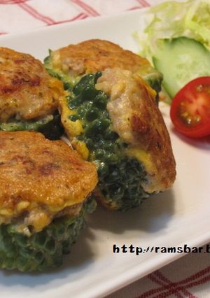 ゴーヤバーグ　カレー風味-レシピのメイン写真