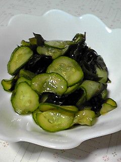 キュウリとワカメの酢の物-レシピのメイン写真
