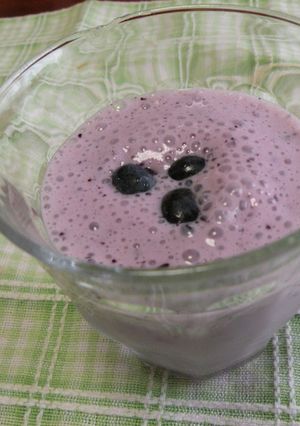 摘みたてブルーベリーの豆乳ジュース-レシピのメイン写真