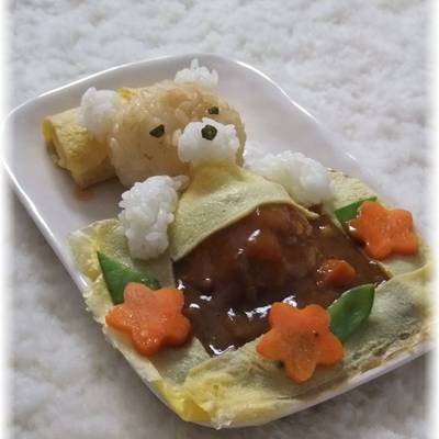 デコカレー✿おやすみくまさん