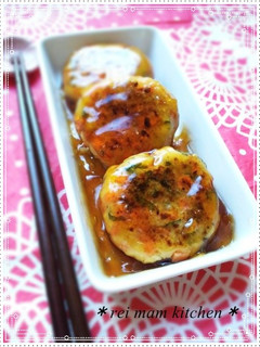 ✿甘酢あんかけ♡豆腐と大葉のおやき✿-レシピのメイン写真