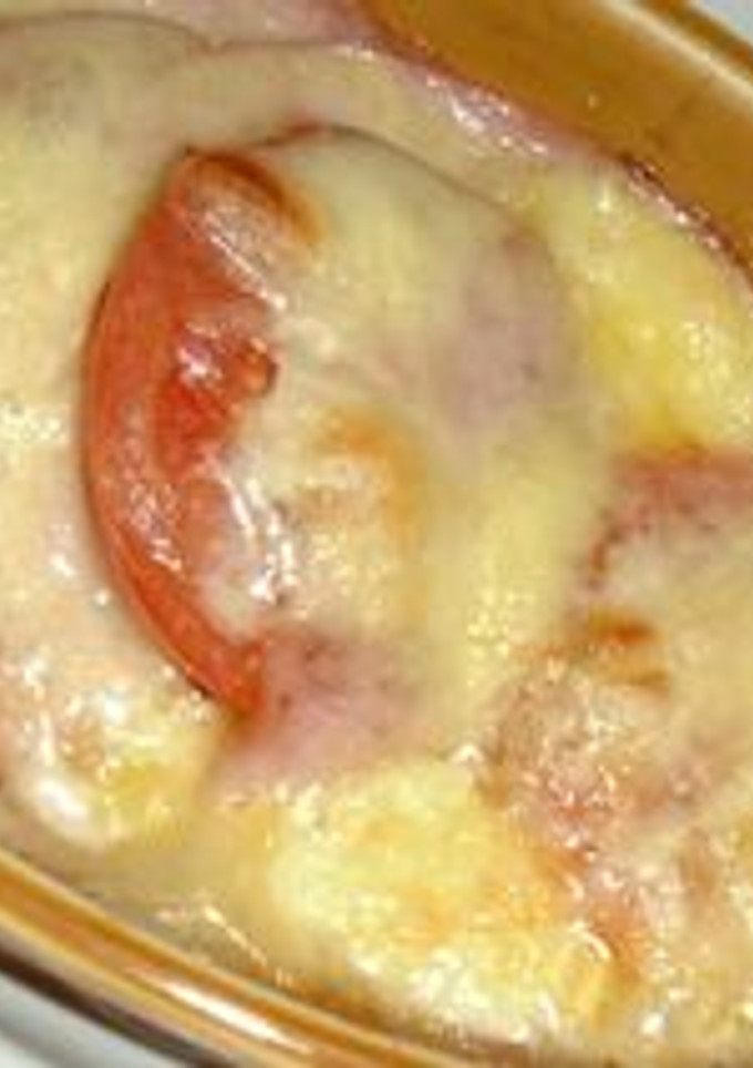 すごくおいしい！ハムとトマトのチーズ焼き-レシピのメイン写真