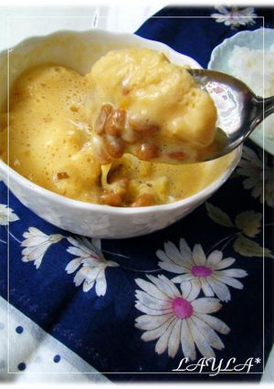 納豆スフレ♡レンジでふぁふぁ～-レシピのメイン写真