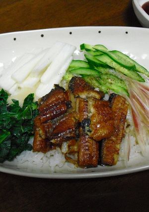 カフェ風＊ビビンバうなぎご飯-レシピのメイン写真