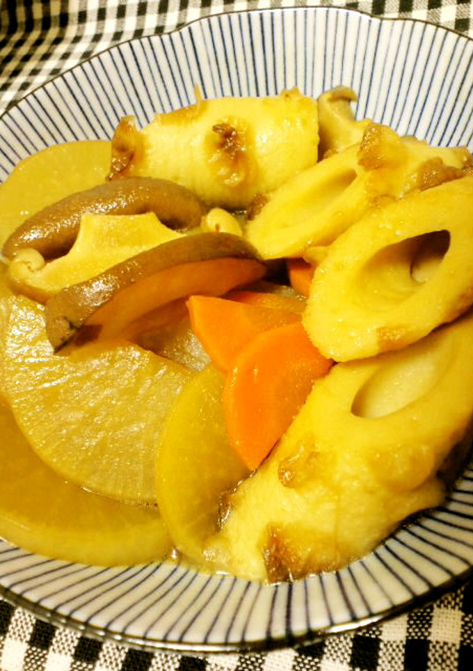 フライパンで簡単♪ちくわと大根の煮物✿-レシピのメイン写真