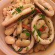 いかと白いんげん豆のソテー