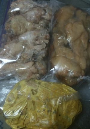 下ごしらえ済み手羽元3種-レシピのメイン写真