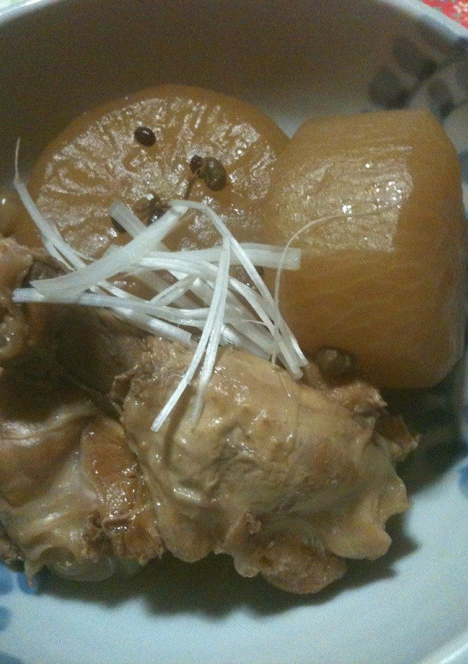 鶏手羽と大根の山椒煮-レシピのメイン写真
