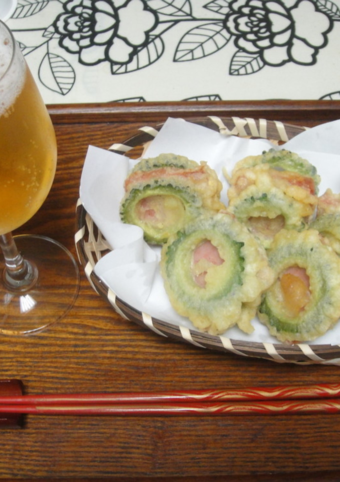 ゴーヤのはさみ揚げ-レシピのメイン写真