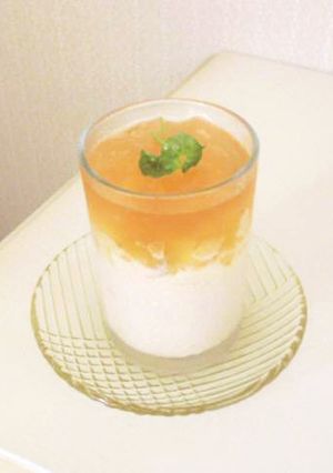 アセロラのジュレと桃のムースのヴェリーヌ-レシピのメイン写真